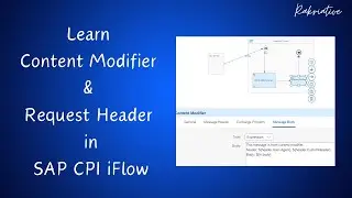 Learn Content Modifier and Request Header in SAP CPI iFlow #sap #cpi