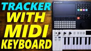 Polyend Tracker with a MIDI Controller!