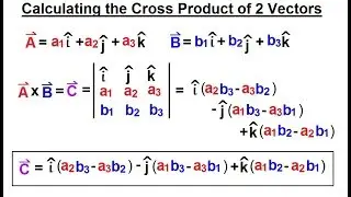 Calculus 3: Vector Calculus in 3-D (19 of 35) How to Calculate the Cross Product of 2 Vectors?