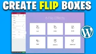 How to Create Flip Boxes wordpress | Flip Box Widget on Elementor for free
