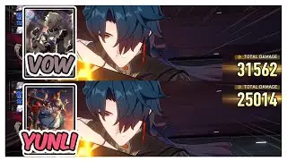 Blade Dance at Sunset vs Secret Vow Lightcone Damage Comparison - Honkai Star Rail