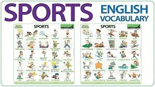 Sports - Names of Sports in English - Sport English Vocabulary Lesson