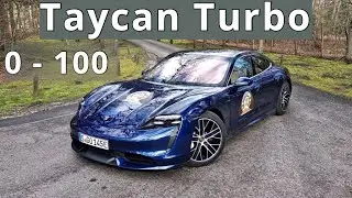 Porsche Taycan Turbo, 0 - 100