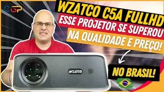 PROJETOR WZATCO C5A: ÓTIMA OPÇÃO FULLHD COM QUALIDADE E BOM PREÇO NO BRASIL. VALE APENA! Geek312