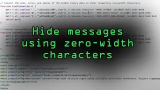 Use Zero-Width Characters to Hide Messages & Reveal Leaks [Tutorial]