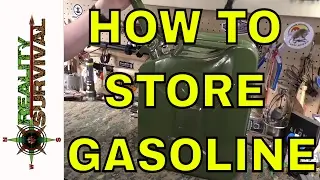 How To Store Gasoline For Prepping