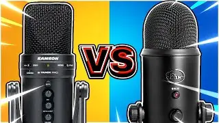 Blue Yeti vs Samson G Track Pro -- Best USB Mics for Streaming, YouTube, Gaming, Podcasting & Vocals