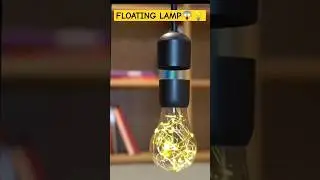 Floating Table Lamp: Magic Illumination & Wireless Charging !