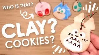 CLAY or COOKIES? Why not BOTH? | Crafting Fanart Ornaments