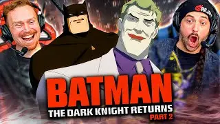 BATMAN: The Dark Knight Returns, Part 2 MOVIE REACTION! FIRST TIME WATCHING!! DC Animated 2013