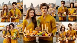 Couple Chhath Puja Ai Photo Editing| Happy Chhath Puja Ai Photo Editing| Chhath Puja Photo Editing