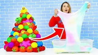 САМЫЙ ДОРОГОЙ СЛАЙМ! Из 100 АНТИСТРЕССОВ 😲 РАЗРЕЗАЮ СТРАННЫЕ АНТИСТРЕССЫ ЧТО ВНУТРИ?