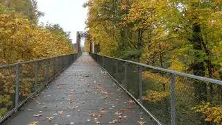 Biking along Cedar River Trail