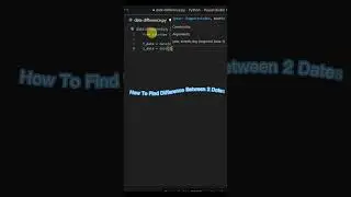 How To Find Difference Between 2 Dates In Python | Only For Python Lovers 