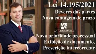 A nova Lei n. 14.195/2021: alterações no novo CPC