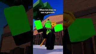 Roblox Hand Grenade #minebot #roblox #robloxanimation #shorts