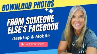 How to Save Photos From Someone Else's Facebook - Desktop 🖥️ and Mobile 📱