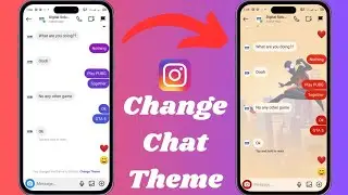 (NEW UPDATE) How to Change Chat Theme in Instagram (2023)
