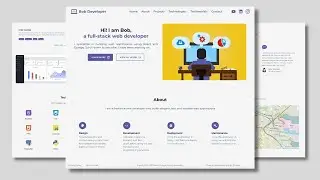 Freelance Developer Portfolio Website in Python and JavaScript | Django 4, React 18 & Material UI 5