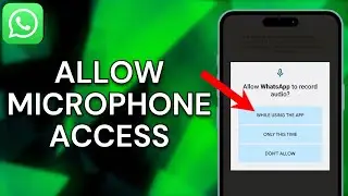 How To Allow WhatsApp To Access Microphone - Full Guide