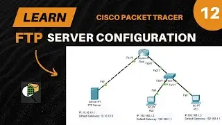 FTP Server Configuration | Upload, Retrieve, and Delete File | Cisco Packet Tracer