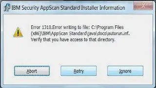 How to Fix 1310, Error Writing To File On Windows System In Windows 10