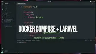 Docker compose configuration for Laravel development environment