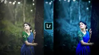 Lightroom Dark Blue Tone Photo Editing | Lightroom Photo Editing | Lr Photo Editing