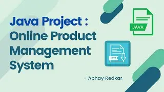 Java Project | Online Product Management System | Full Tutorial with Source Code