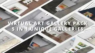 Virtual Art Gallery Pack AFTER EFFECTS Template Videohive 32986976