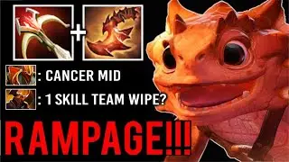 Press E To Team Wipe Build! RAMPAGE Snapfire Mid vs Pro CK Top 100 Rank Gameplay WTF Dota 2