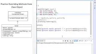 Program Along - Overriding Methods of Class Object