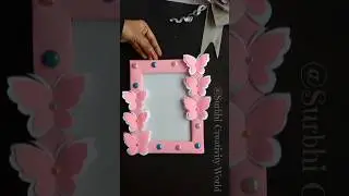 Beautiful photo frame craft idea/ New style/ easy and Beautiful/ Homemade craft