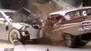 Краш-тест двух поколений Chevrolet | 1959 vs 2009