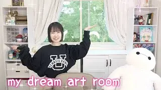 Ultimate ART ROOM makeover 2023 - I bought a house!