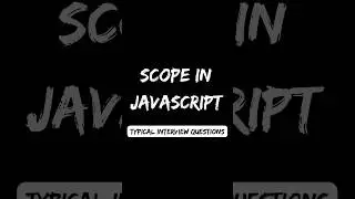 Scope In JavaScript | JavaScript Interview Questions | RethinkingUI