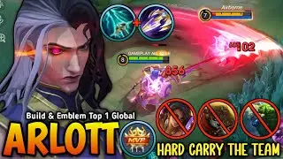 Super Intense Battle!! Arlott Try This Build Can Totally One Shot DMG - Build Top 1 Global Arlott