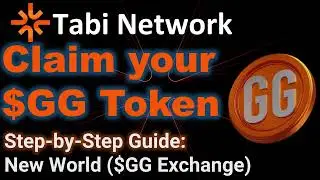 How to Claim $GG Token on Tabi Network Step by Step Guide | Tabi Airdrop | New World Exchange