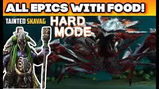 SPIDER 10 HARD MODE! ALL EPICS WITH FOOD CHAMPS!! Raid: Shadow Legends