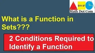 What is a Function in Sets | Relations and Functions | Math Dot Com