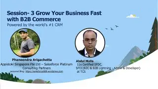 Salesforce B2B Commerce Cloud Session 3-Configure Products, Catalogues and Activate Store