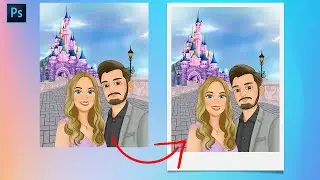 How To Make Polaroid Frame for Any Photograph - Photoshop Tutorial