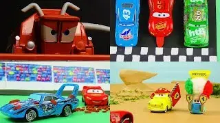 Disney Pixar Cars 1 Iconic Scene Remake! Stop Motion Animation Tomica & Mattel Cars Toys Video