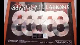 Congratulation post malone Diamond x10 platinum