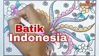 Belajar Menggambar Motif Batik Indonesia