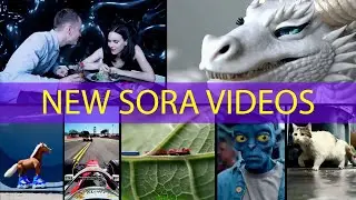 SORA OpenAI New Examples Videos