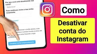 Como DESATIVAR O INSTAGRAM (2023) - Desativar Conta do Instagram Temporariamente