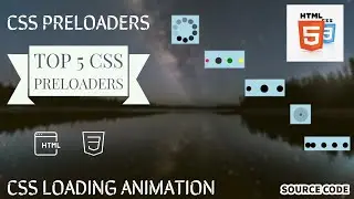 Easy CSS Loaders | CSS Preloaders | CSS Loading Animation | Animated Preloaders