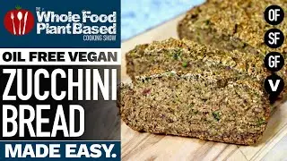 VEGAN ZUCCHINI BREAD ❤️Scrumptious and gluten-free, refined oil & sugar free!