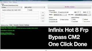 Infinix Hot 8 Frp Bypass CM2 One Click Done ✅